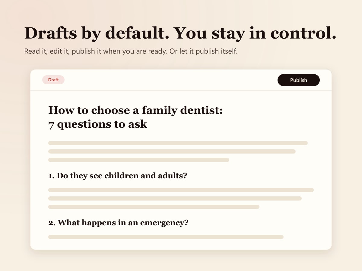 ReplySeal: control what gets published on your blog