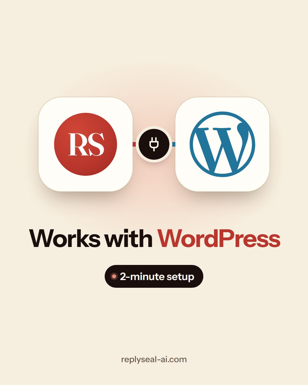 ReplySeal works with WordPress